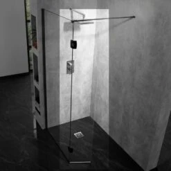 Aquadart 10mm Hinged Return Panel Clear/Black