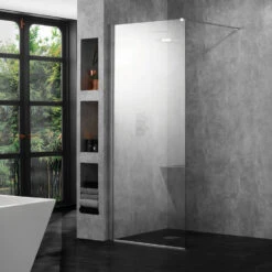 Aquadart 10mm 1200mm Wetroom Panel Clear Glass