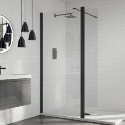 Aquadart Wetroom 8 Profile Pack Matt Black