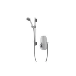 Aqualisa Aquastream Thermo With 90mm Harmony Head – White/Chrome