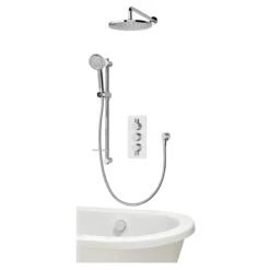 Aqualisa Dream Shower With Adjustable Head, Wall Head & Bath Fill Round