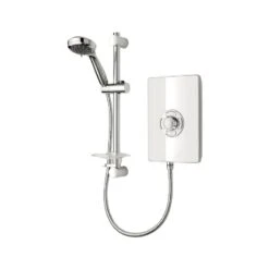 Triton Aspirante 8.5kW Contemporary Electric Shower White Gloss