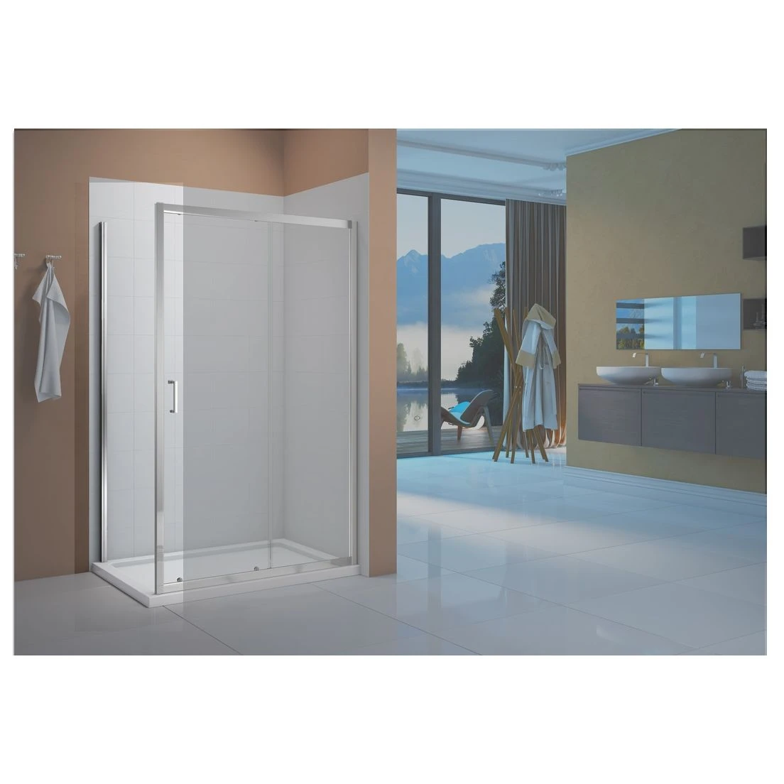 Merlyn Vivid Boost 800mm Side Panel