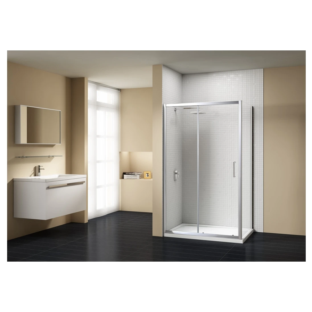 Merlyn Vivid Sublime 1700mm Sliding Shower Door - Image 3