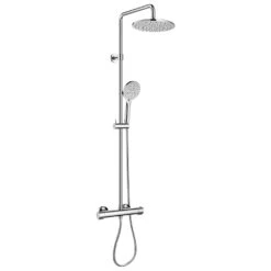Flova Smart Exposed Thermostatic Shower Column With Easy Fix Kit