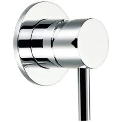 Flova Levo Manual Shower Mixer With Dual Outlet Round Backplate
