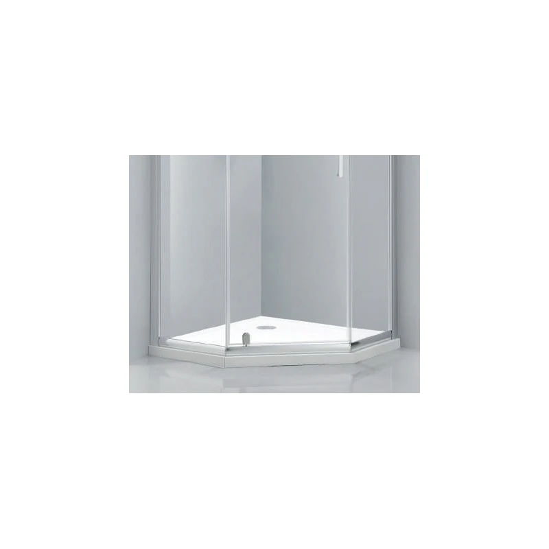 Frontline Aquaglass Purity 900mm Pentagonal Shower Tray