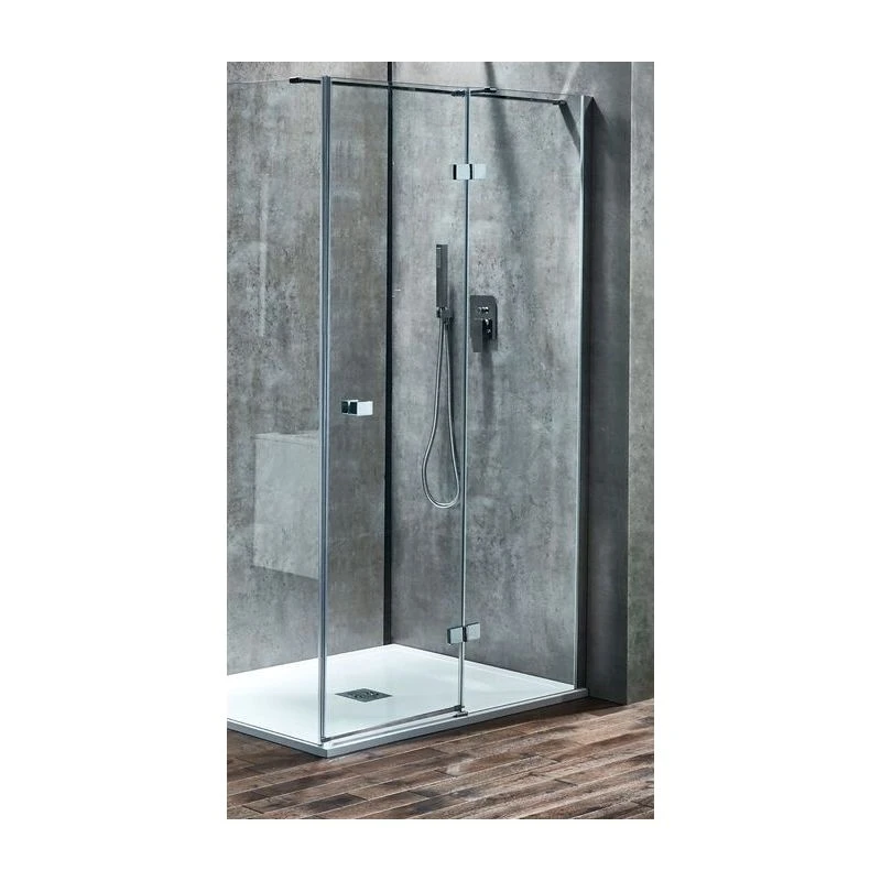 Frontline Aquaglass Linear 1200mm Hinge Door Right