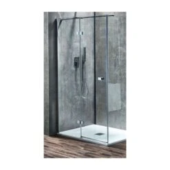 Frontline Aquaglass Linear 1400mm Hinge Door Left