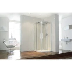 Frontline Aquaglass Frameless 900x900mm 2 Door Quadrant