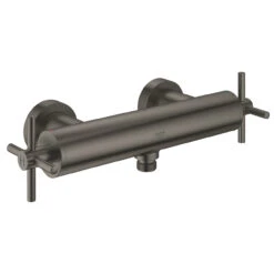 Grohe Atrio Cross Handle Shower Mixer 26003 Brushed Graphite