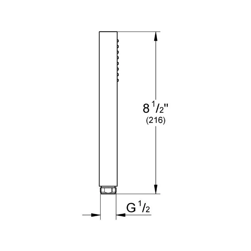 Grohe Euphoria Cube Stick Hand Shower 1 Spray 27888 - Image 2