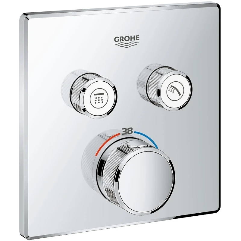 Grohe Smartcontrol Thermostat With 2 Valves 29124
