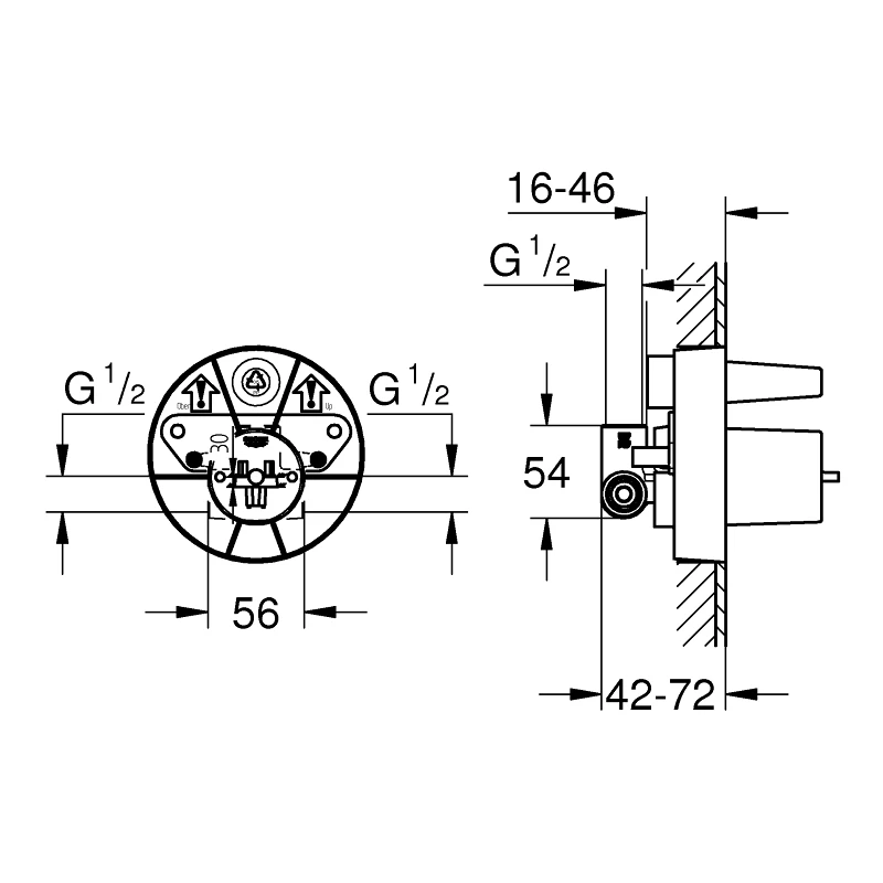 Grohe Single-Lever Mixer Concealed Body 33964 - Image 3