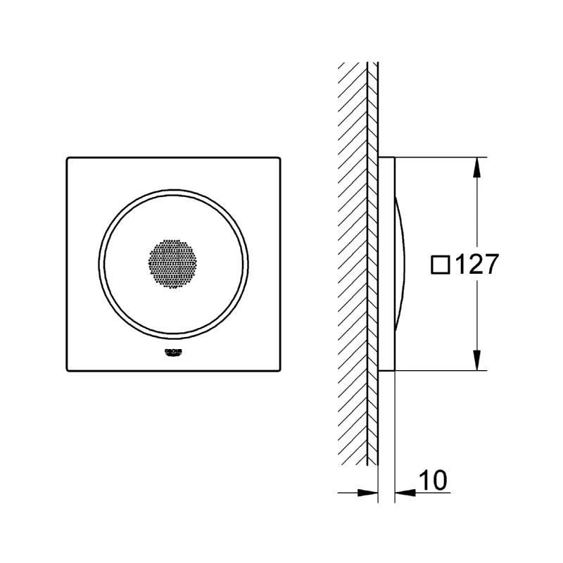 Grohe Rainshower F-Series Sound Set 36360 Chrome - Image 2