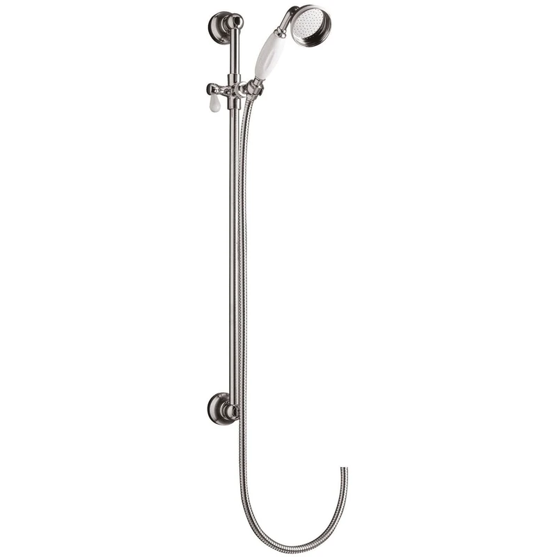 Hudson Reed Slider Rail Kit Chrome & White