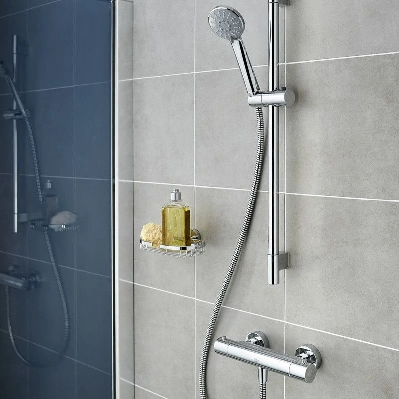 Ideal Standard Ecotherm Bar Shower Valve, Wall Fixings & Kit A7255 - Image 2