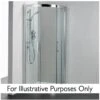 Ideal Standard Synergy 900mm Quadrant Enclosure L6284 Silver