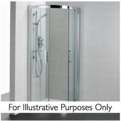 Ideal Standard Synergy 900mm Quadrant Enclosure L6284 Silver