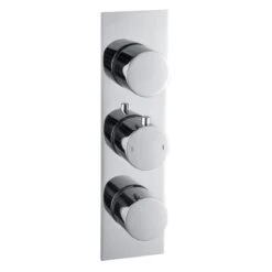 Iona Sphere 3 Outlet Slim Plate Triple Shower Valve