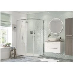 Refresh Dove Framed 900x760mm 2 Door Offset Quadrant Enclosure