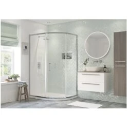 Refresh Dove 1000x800mm 1 Door Offset Quadrant Enclosure