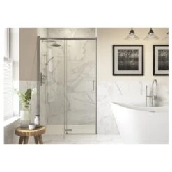 Refresh Wesley Semi-Framed Sliding Door 1000mm