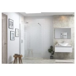 Refresh Dove Wetroom Panel & Support Bar 1200mm