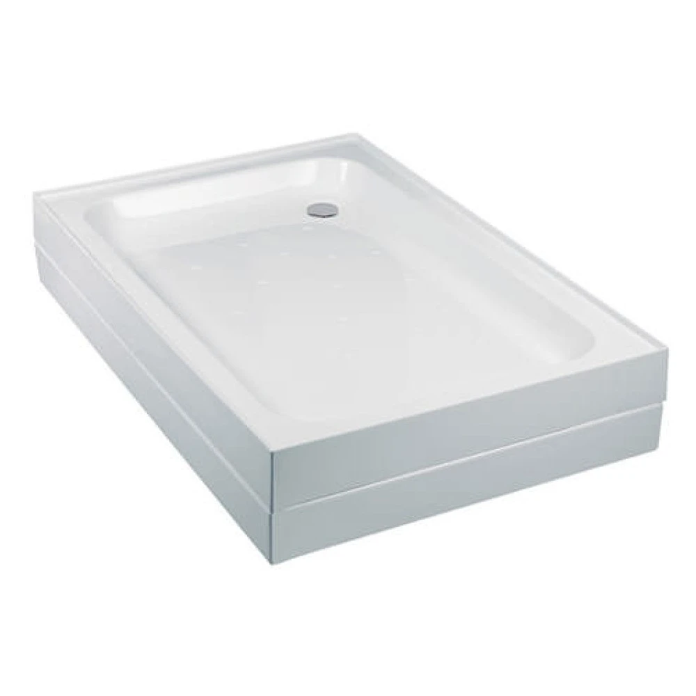 Just Trays Merlin 1200x900mm Rectangular Shower Tray 4 Upstands - Image 2