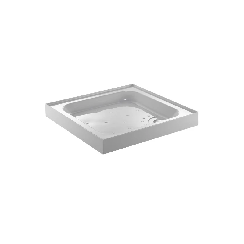 Just Trays Ultracast 760mm Square Shower Tray 4 Upstands - Image 3