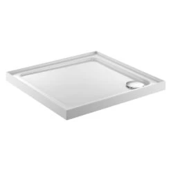 Just Trays Fusion 760mm Square Shower Tray 4 Upstands Anti-Slip