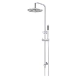 Meir Round Combination Shower Rail With 200mm Head Chrome