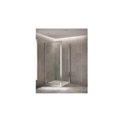 Mira Leap Pivot Door 760mm Silver