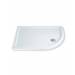MX Elements 1200 X 760mm Offset Quad Right Shower Tray & Waste