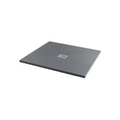 MX Minerals 900 X 900mm Square Shower Tray Ash Grey
