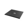 MX Minerals 1000 X 1000mm Square Shower Shower Tray Jet Black