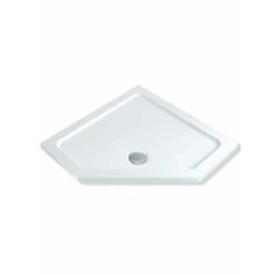 MX DucoStone 900 X 900mm Pentangle Shower Tray & 90mm Waste