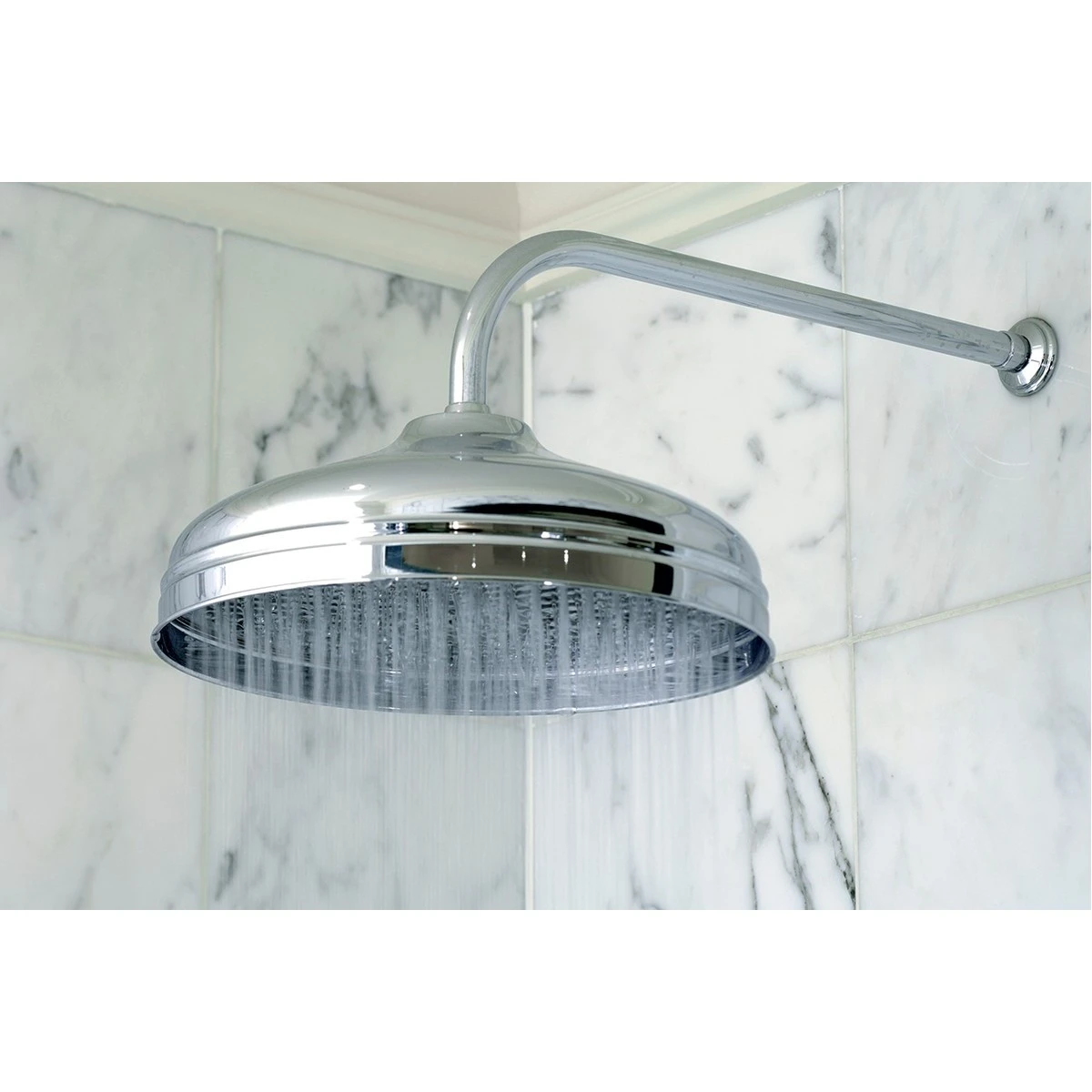 Perrin & Rowe Overhead Shower Arm 380mm Pewter - Image 5
