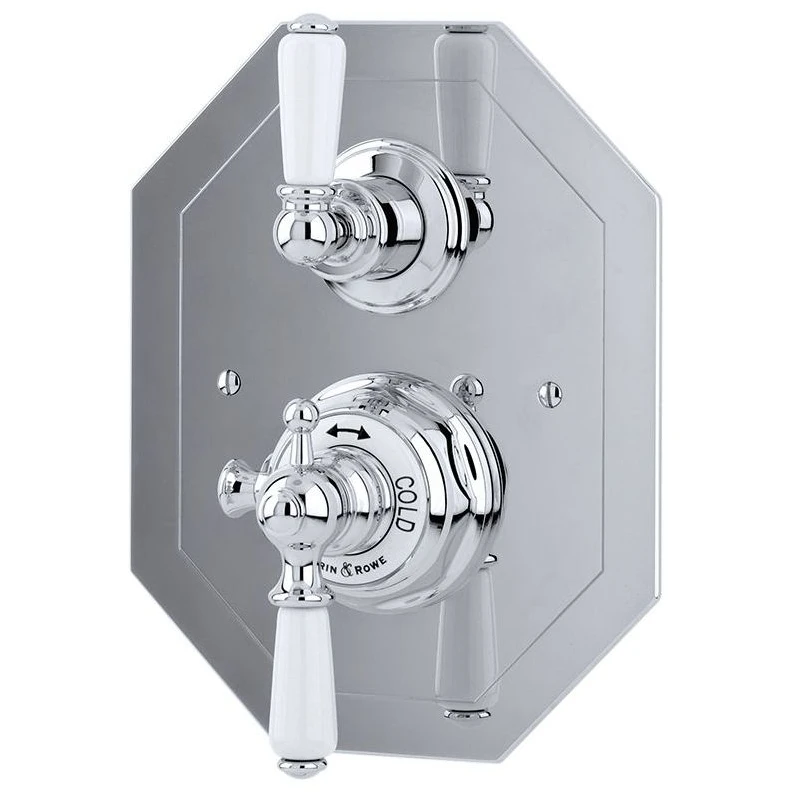 Perrin & Rowe Concealed Thermostatic Shower Mixer Chrome