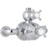 Perrin & Rowe Georgian Exposed Thermostatic Shower, Cross