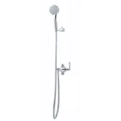 Perrin & Rowe Riser Diverter, Sliding Bracket & Hose Chrome