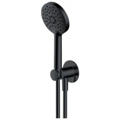 RAK Petit Round Wall Mounted Shower Set Matt Black