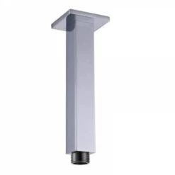RAK 250mm Rectangular Brass Ceiling Shower Arm Chrome
