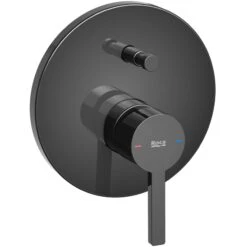 Roca Naia Roca Built In Bath Shower Mixer Titanium Black