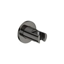 Roca Wall Round Shower Bracket Titanium Black