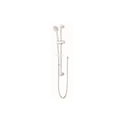 Twyford Sola Shower Rail, Hose & Single Function Head