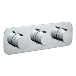Vado Altitude 3 Outlet, 3 Handle Thermostatic Valve With All-Flo